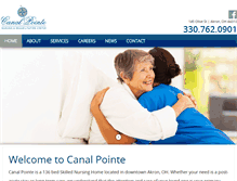 Tablet Screenshot of canal-pointe.net